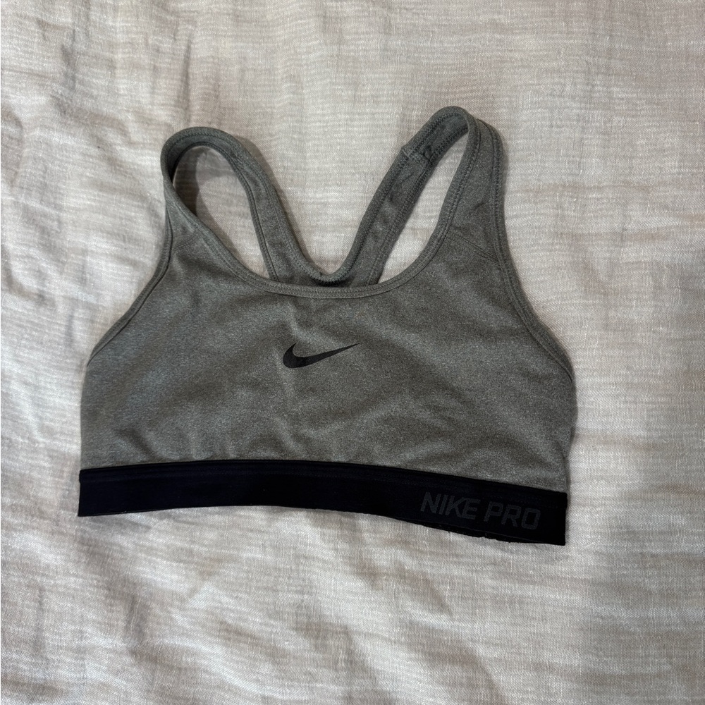 Nike Pro Grey Sports Bra
